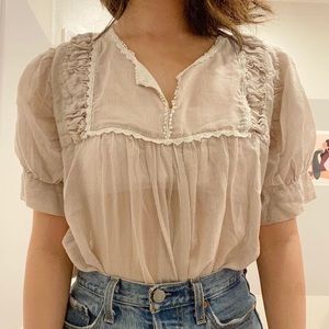 americanretro peasant top